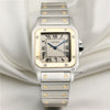 Cartier Santos Steel & Gold Second Hand Watch Collectors 1
