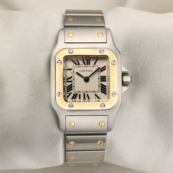 Cartier Santos Steel & Gold Second Hand Watch Collectors 1
