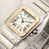 Cartier Santos Steel & Gold Second Hand Watch Collectors 4