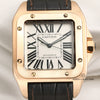 Cartier Santos XL 18K Rose Gold Second Hand Watch Collectors 2