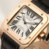 Cartier Santos XL 18K Rose Gold Second Hand Watch Collectors 4