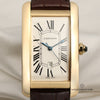 Cartier Tank Americaine 1740 18K Yellow Gold Second Hand Watch Collectors 2