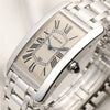 Cartier Tank Americaine 1741 18K White Gold Second Hand Watch Collectors 4