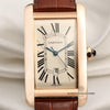 Cartier Tank Americaine 18K Rose Gold Second Hand Watch Collectors 2