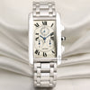 Cartier Tank Americaine 18K White Gold Chronograph Second Hand Watch Collectors 1
