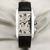 Cartier Tank Americaine 18K White Gold Second Hand Watch Collectors 1