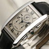 Cartier Tank Americaine 18K White Gold Second Hand Watch Collectors 4