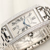 Cartier Tank Americaine 18K White Gold Second Hand Watch Collectors 4