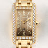 Cartier Tank Americaine 18K Yellow Gold Diamond Second Hand Watch Collectors 2