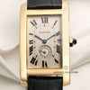 Cartier Tank Americaine 18K Yellow Gold Second Hand Watch Collectors 2