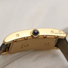 Cartier Tank Americaine 18K Yellow Gold Second Hand Watch Collectors 5