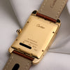 Cartier Tank Americaine Automatic 18K Yellow Gold Second Hand Watch Collectors 6