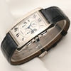 Cartier Tank Americaine Chronograph 18K White Gold Second Hand Watch Collectors 3