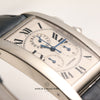 Cartier Tank Americaine Chronograph 18K White Gold Second Hand Watch Collectors 5