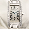 Cartier Tank Americaine Double Row Diamond Bezel 09MG Second Hand Watch Collectors 2