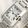 Cartier Tank Anglaise Stainless Steel Second Hand Watch Collectors 4
