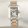 Cartier Tank Anglaise Steel & Rose Gold Second Hand Watch Collectors 1
