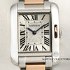 Cartier Tank Anglaise Steel & Rose Gold Second Hand Watch Collectors 2