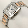 Cartier Tank Anglaise Steel & Rose Gold Second Hand Watch Collectors 3