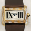 Cartier Tank Divan 18K Yellow Gold Diamond Bezel Second Hand Watch Collectors 2