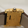 Cartier Tank Divan 18K Yellow Gold Diamond Bezel Second Hand Watch Collectors 6