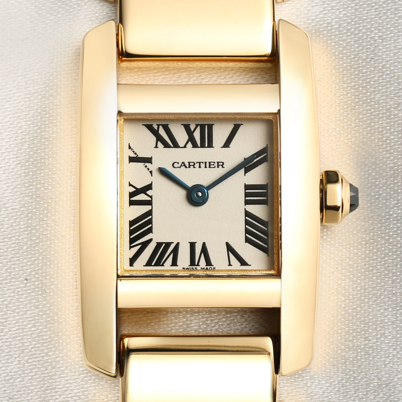 Cartier Tank Francaise 18K Yellow Gold Second Hand Watch Collectors 2