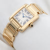 Cartier Tank Francaise 18K Yellow Gold Second Hand Watch Collectors 3
