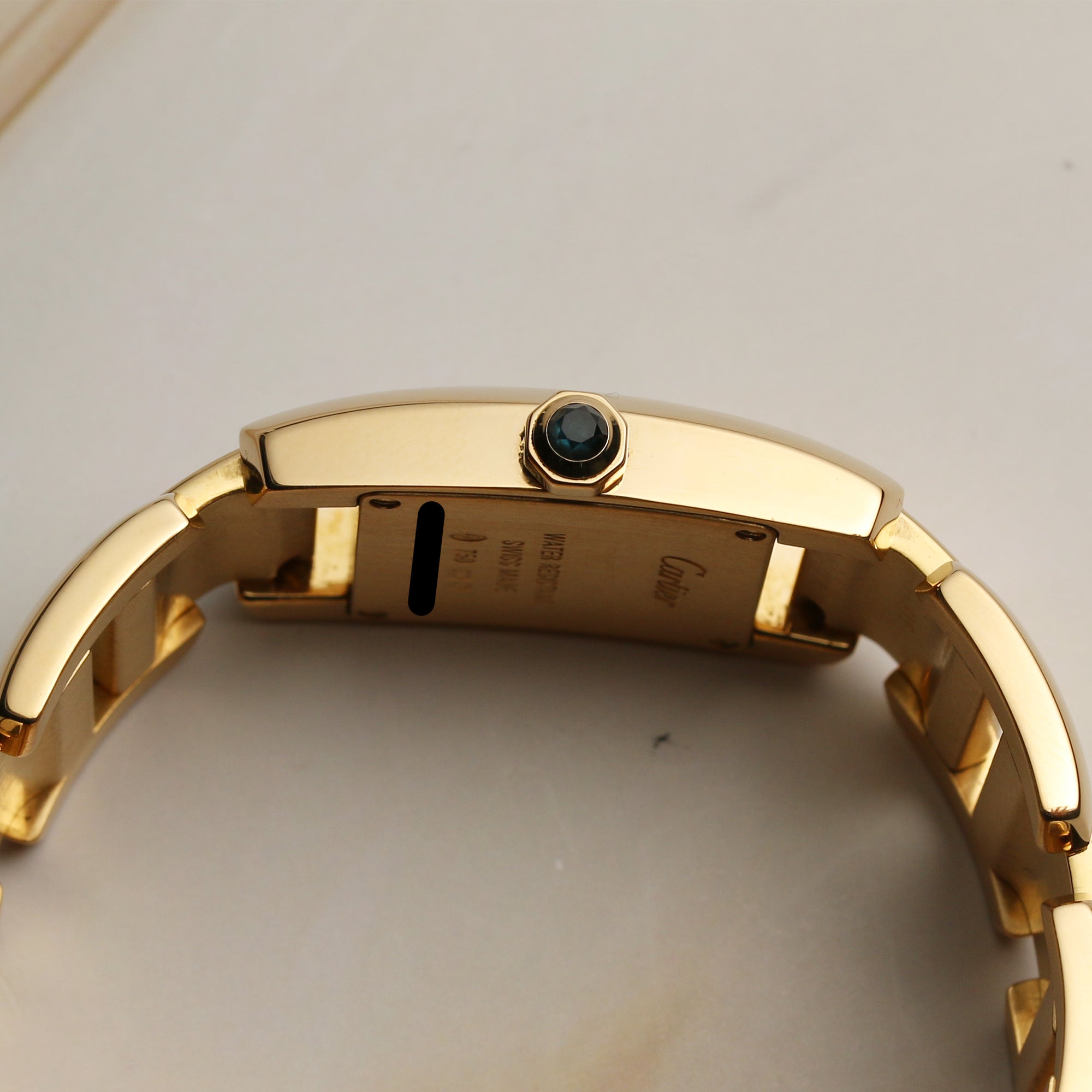 Cartier Tank Francaise 18K Yellow Gold Second Hand Watch Collectors 4
