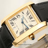Cartier Tank Francaise 18K Yellow Gold Second Hand Watch Collectors 4