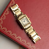 Cartier Tank Francaise 18K Yellow Gold Second Hand Watch Collectors 8