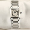 Cartier Tank Francaise Stainless Steel Second Hand Watch Collectors 1