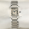 Cartier Tank Francaise Stainless Steel Second Hand Watch Collectors 1