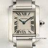 Cartier Tank Francaise Stainless Steel Second Hand Watch Collectors 2