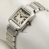 Cartier Tank Francaise Stainless Steel Second Hand Watch Collectors 3