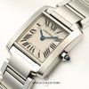 Cartier Tank Francaise Stainless Steel Second Hand Watch Collectors 4