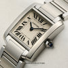 Cartier Tank Francaise Stainless Steel Second Hand Watch Collectors 4