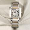 Cartier Tank Francaise Steel & Gold Second Hand Watch Collectors 1