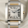 Cartier Tank Francaise Steel & Gold Second Hand Watch Collectors 2