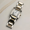 Cartier Tank Francaise Steel & Gold Second Hand Watch Collectors 3