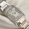 Cartier Tank Francaisse 18K White Gold Diamond Bezel Second Hand Watch Collectors 5