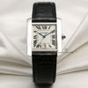 Cartier Tank Francaisse 18K White Gold Second Hand Watch Collectors 1