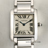 Cartier Tank Francaisse 18K White Gold Second Hand Watch Collectors 2