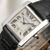 Cartier Tank Francaisse 18K White Gold Second Hand Watch Collectors 4