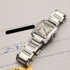 Cartier Tank Francaisse 18K White Gold Second Hand Watch Collectors 8