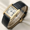 Cartier Tank Francaisse 18K Yellow Gold Second Hand Watch Collectors 3