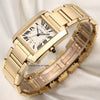 Cartier Tank Francaisse 18K Yellow Gold Second Hand Watch Collectors 3