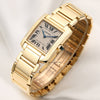 Cartier Tank Francaisse 18K Yellow Gold Second Hand Watch Collectors 3