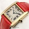 Cartier Tank Francaisse 18K Yellow Gold Second Hand Watch Collectors 4