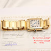 Cartier Tank Francaisse 18K Yellow Gold Second Hand Watch Collectors 9