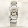 Cartier Tank Francaisse Stainless Steel Second Hand Watch Collectors 1